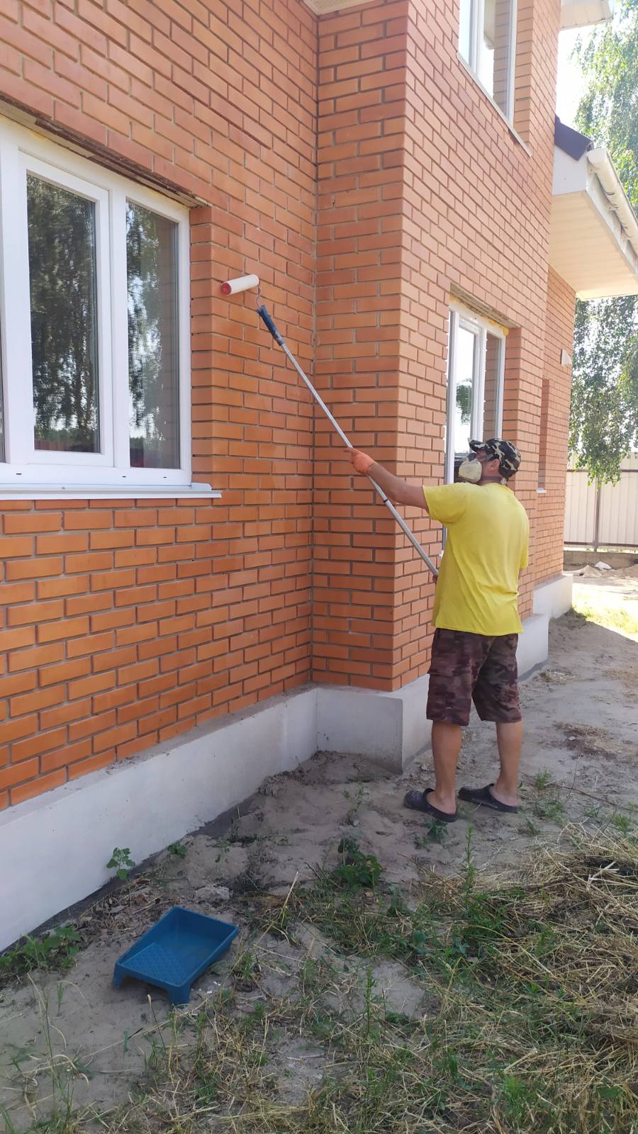 Подготовка объекта к утеплению. Гидрофобизация
